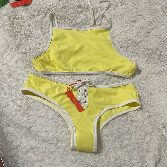 OOKIOH Yellow Women's Swim Set - Picture 12 of 12